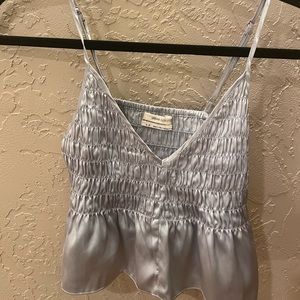Urban Outfitters Silky Crop Top